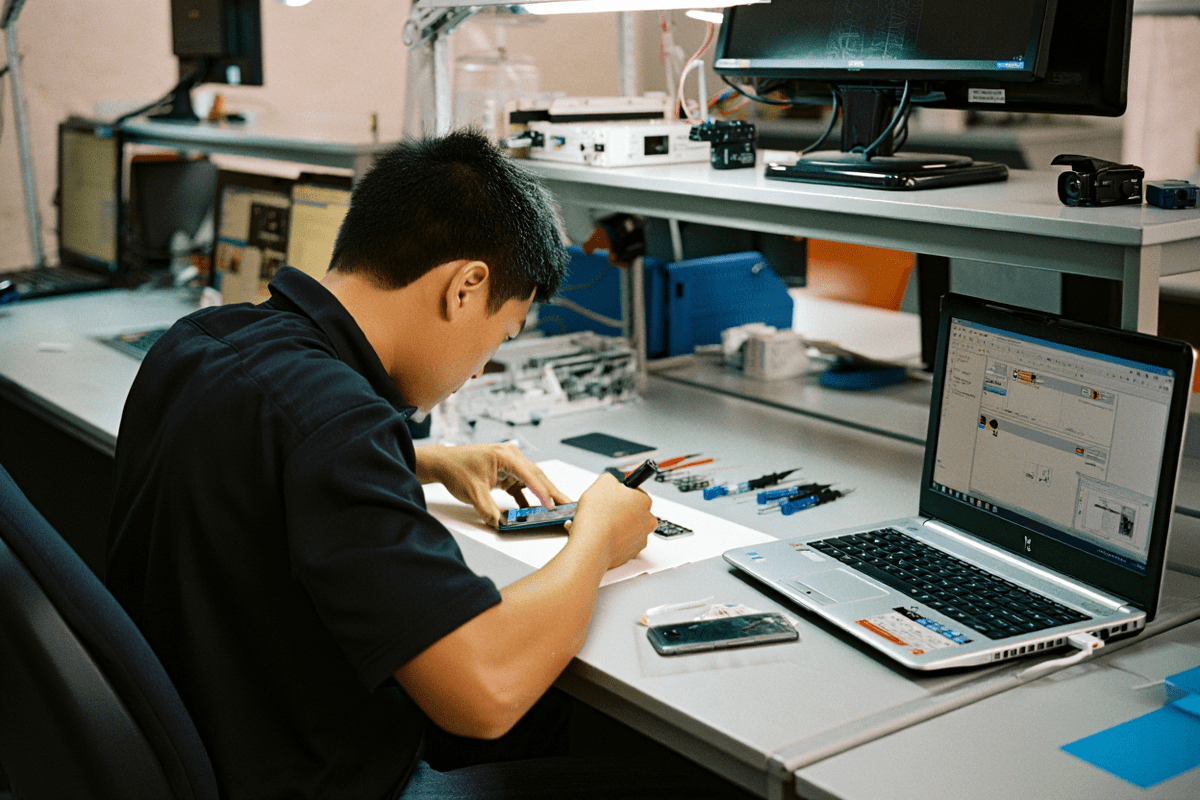 Процесс ремонта техники Juki в juki-servis